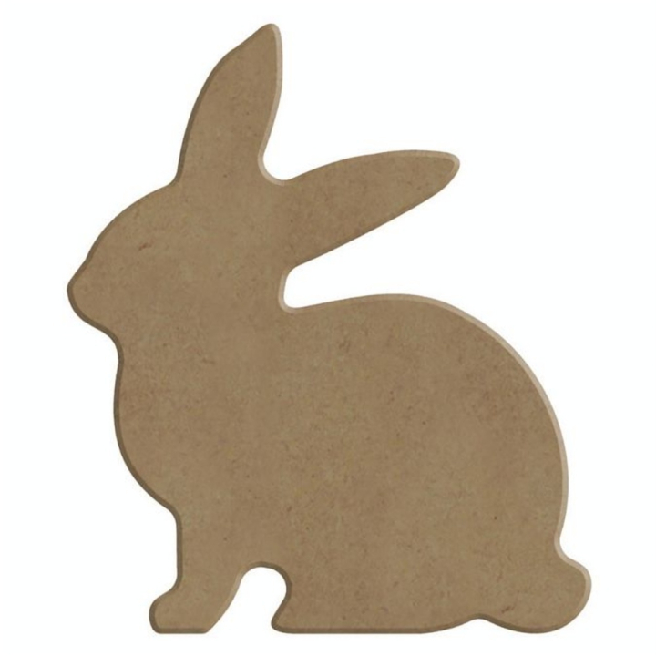 Support en médium Lapin 5,2 x 6 cm - Aladine - Rougier et Plé