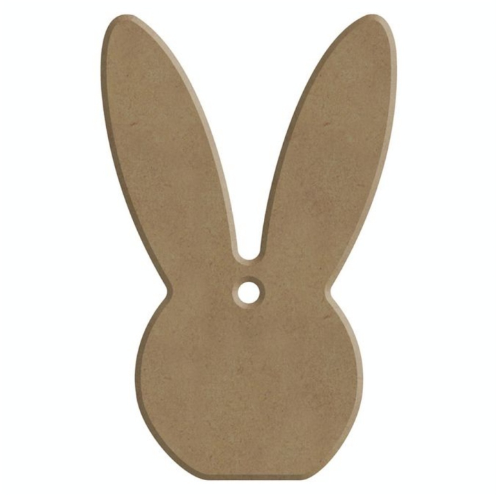 Support en médium Tête Lapin 5,5 x 8,6 cm - Aladine - Rougier et Plé