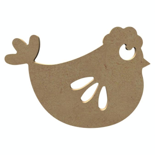 Support en médium Poule Ajourée 15 cm - Aladine - Rougier et Plé