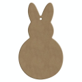 Support en médium Lapin Entier 8,7 x 15 cm - Aladine - Rougier et Plé