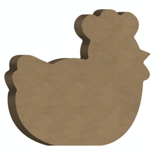 Support en médium Poule 15 x 14,7 cm - Aladine - Rougier et Plé