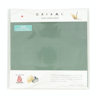 Feuille en métal Origami 15 x 15 cm Vert 3 pcs - Oriami - Rougier et Plé