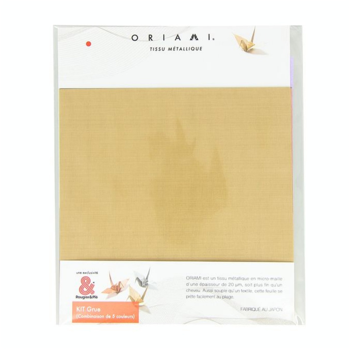 Origami en métal Kit Grue 5 feuilles - Oriami - Rougier et Plé
