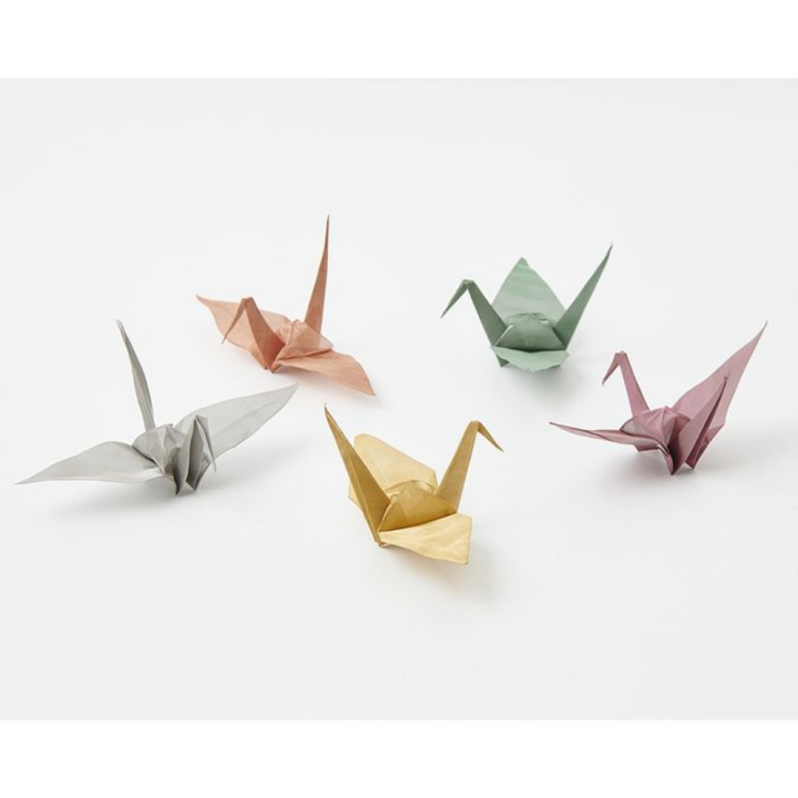Origami en métal Kit Grue 5 feuilles - Oriami - Rougier et Plé