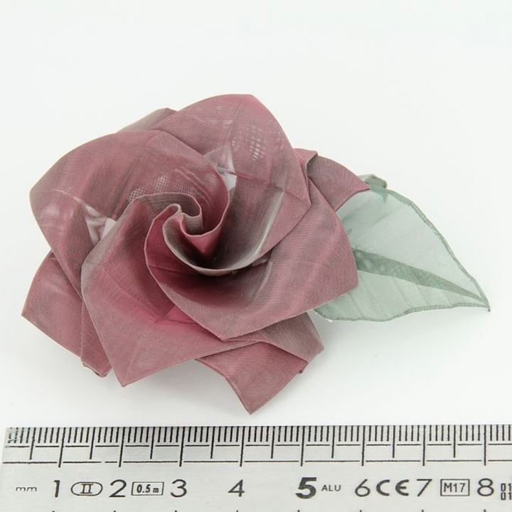 Bijou origami en métal Broche fleur - Oriami - Rougier et Plé