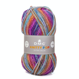 Fil à tricoter multicolore Knitty Pop 50g - DMC - Rougier et Plé