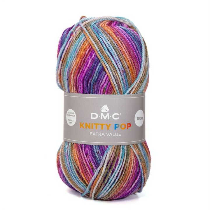 Fil à tricoter multicolore Knitty Pop 50g - DMC - Rougier et Plé