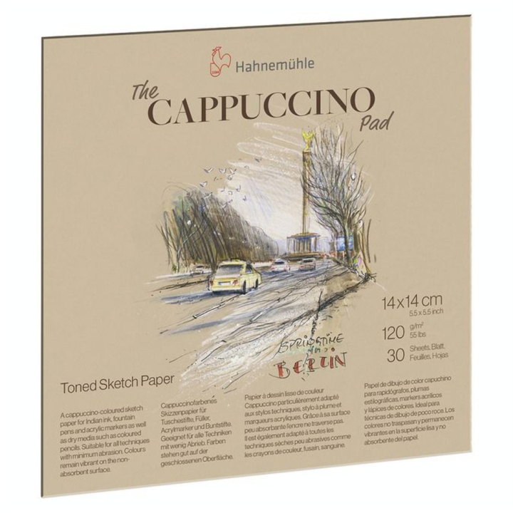 Bloc de papier 120 g/m² The Cappuccino Pad 30 feuilles - Hahnemühle - Rougier et Plé