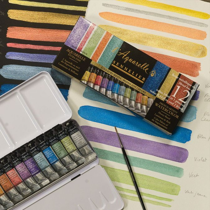 Aquarelle extra-fine au miel Irisée tube 10 ml - Sennelier - Rougier et Plé