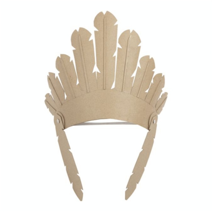 Coiffe d'indien pour enfant 28 x 10 x 21 cm - Décopatch - Rougier et Plé