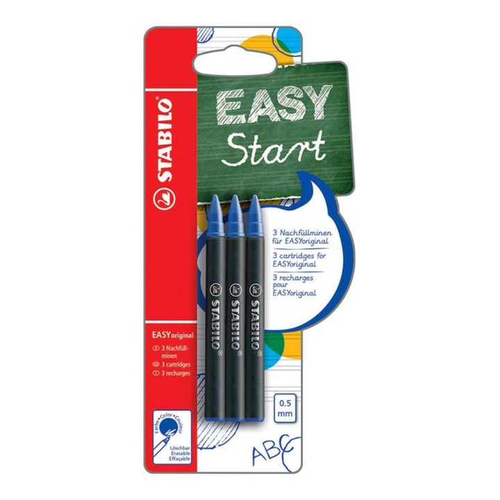 Recharge pour Easy Original 0.5 mm 3 pcs - STABILO - Rougier et Plé