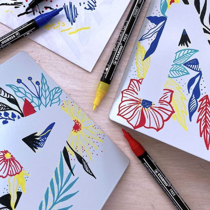 Marqueur acrylique FREE T100 - STABILO - Rougier et Plé
