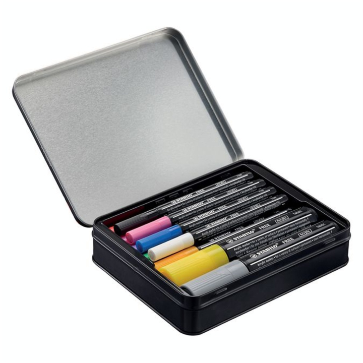 Marqueur acrylique FREE set mixte Initiation 11 pcs - STABILO - Rougier et Plé