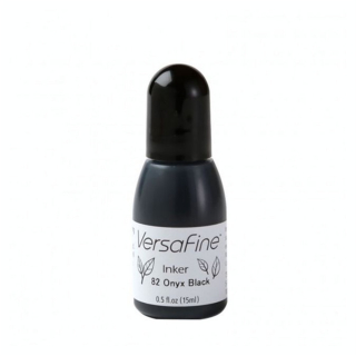 Recharge pour encreur VersaFine Onyx Black 15 ml - Tsukineko - Rougier et Plé