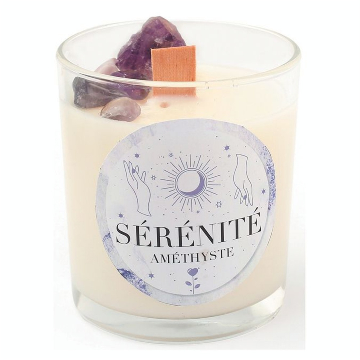 Bougie cire végétale Kit DIY Lithothérapie Améthyste - Graine Créative - Rougier et Plé