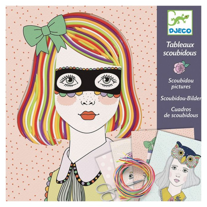 Tableau de Scoubidous Pepsy tifs - Djeco - Rougier et Plé