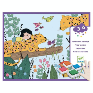 Peindre avec ses doigts coffret Touché - Djeco - Rougier et Plé