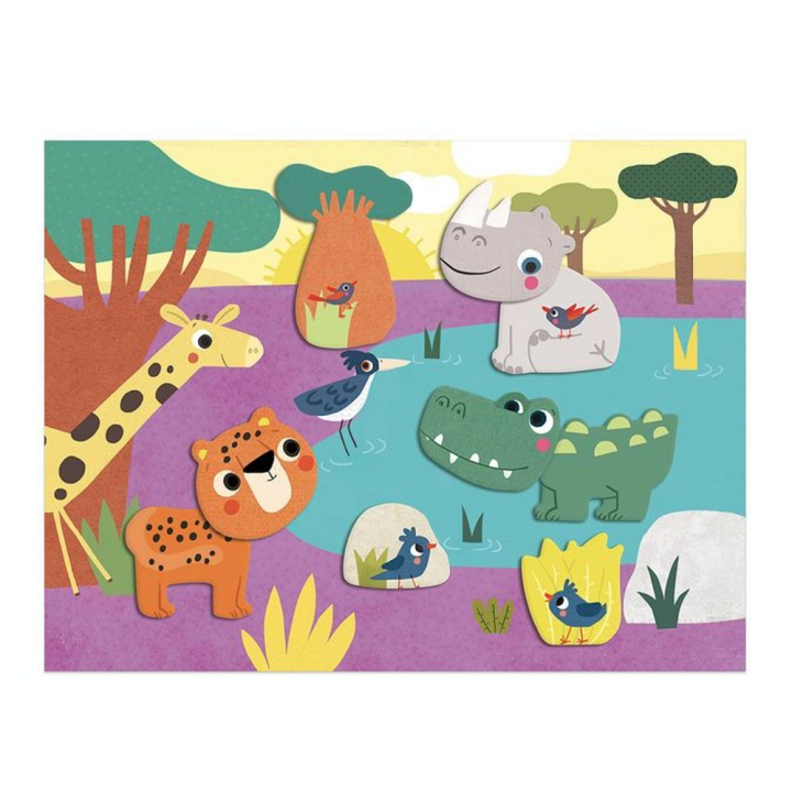 Autocollants Coffret collage pour tout petits - Djeco - Rougier et Plé
