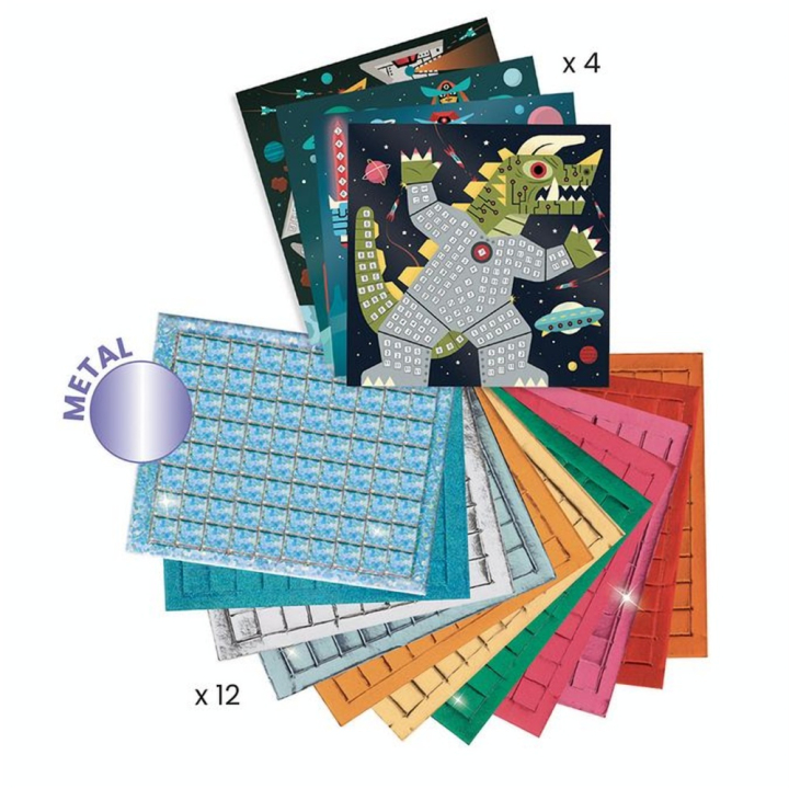 Coffret collage mosaïque Space battle - Djeco - Rougier et Plé