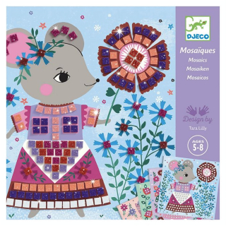 Coffret collage mosaïque Lovely pets - Djeco - Rougier et Plé