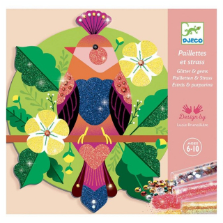 Tableau à pailleter Paradisio - Djeco - Rougier et Plé