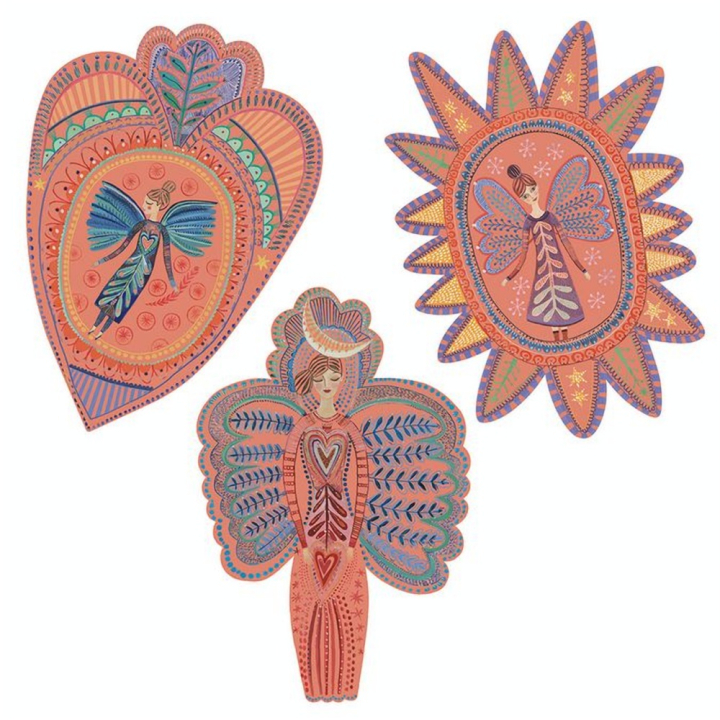 Carte à gratter Anges - Djeco - Rougier et Plé