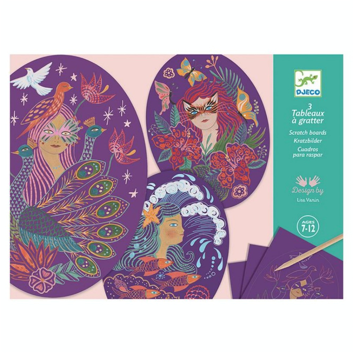 Carte à gratter Nymphes - Djeco - Rougier et Plé