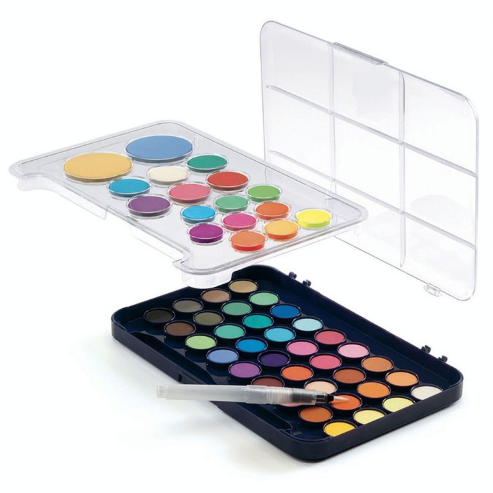 Gouache palette d'artiste 53 teintes - Djeco - Rougier et Plé