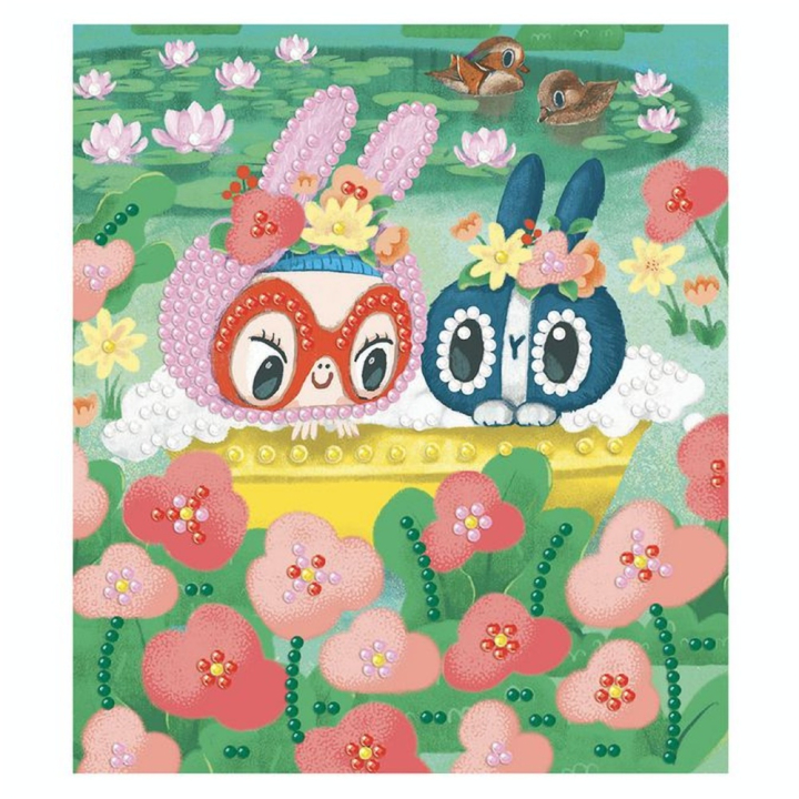 Kit broderie artistic amitiés - Djeco - Rougier et Plé
