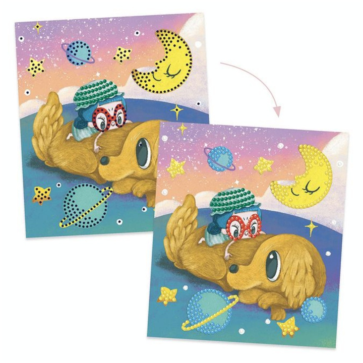 Kit broderie artistic amitiés - Djeco - Rougier et Plé