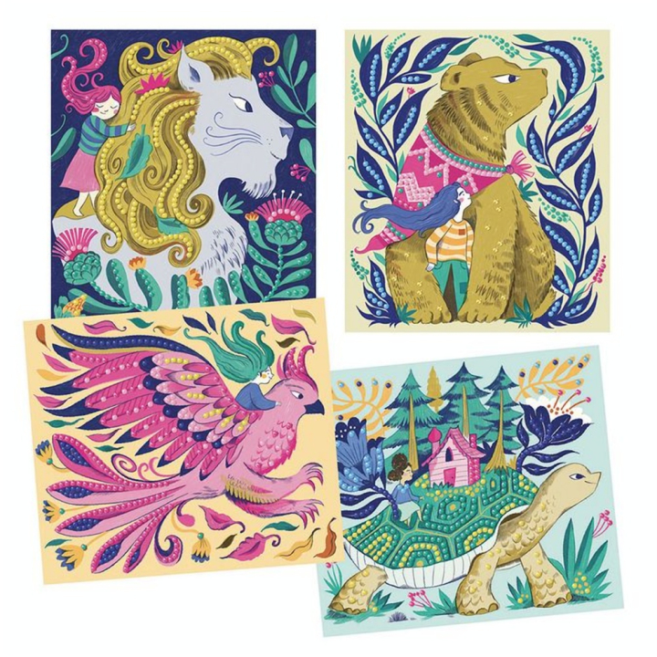 Kit broderie artistic Légendes - Djeco - Rougier et Plé
