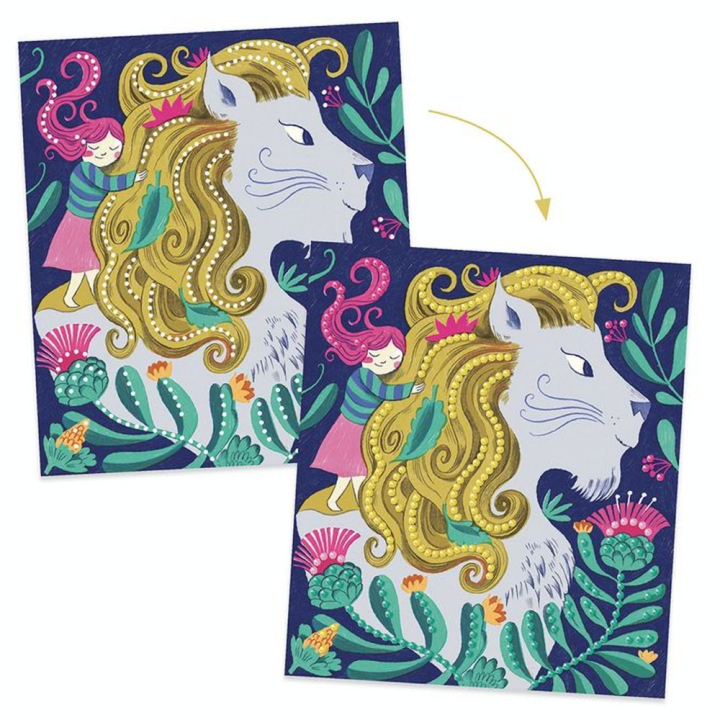 Kit broderie artistic Légendes - Djeco - Rougier et Plé