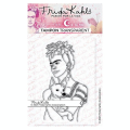 Tampon transparent Frida Kahlo® : La femme au chien - Love in the moon - Rougier et Plé