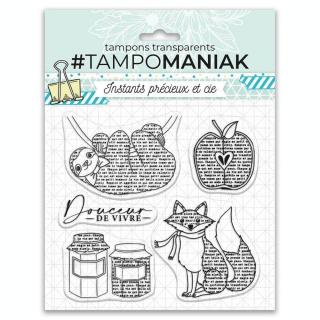 Tampons transparents Douceur de vivre Panda - Tampomaniak - Rougier et Plé