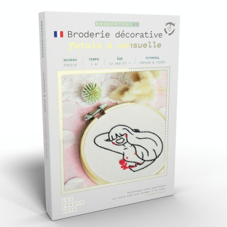 Kit savoir-faire Broderie décorative Femme Sensuelle - French'Kits - Rougier et Plé