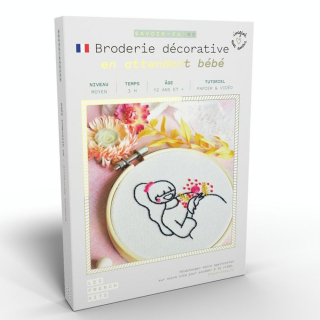 Kit savoir-faire Broderie décorative Femme Enceinte - French'Kits - Rougier et Plé