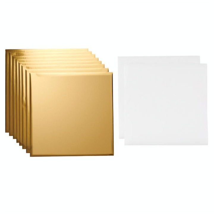 Feuilles de transfert Foil Or 30 x 30 cm 8 pcs - Cricut - Rougier et Plé