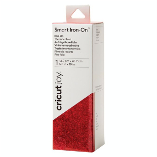 Thermocollant Smart Iron-On 13,9 x 48,2 cm Rouge pailleté - Cricut - Rougier et Plé