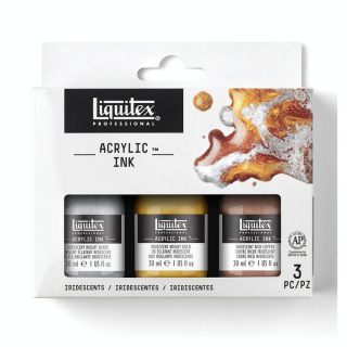 Encre acrylique Set Métalliques ink! 3 x 30 ml - Liquitex - Rougier et Plé
