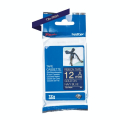 Ruban étiqueteuse 12 mm Doré sur Bleu marine - Brother - Rougier et Plé