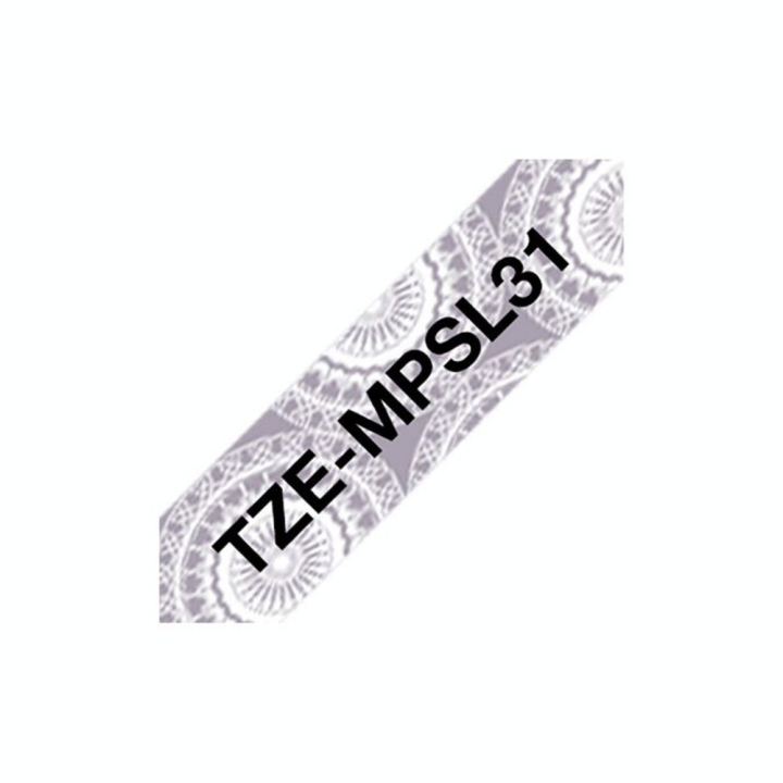 Ruban étiqueteuse 12 mm Dentelle - Brother - Rougier et Plé