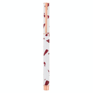 Stylo roller à cartouche Terrazzo Design aléatoire - Editions Oberthur - Rougier et Plé