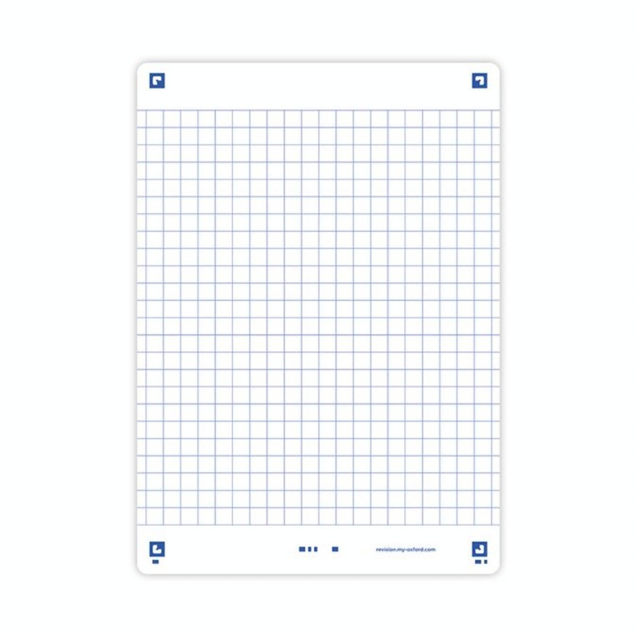 Fiche Bristol Révision 2.0 Non perforée 32 pcs A6 10.5 x 14.8 cm Blanc - Oxford - Rougier et Plé