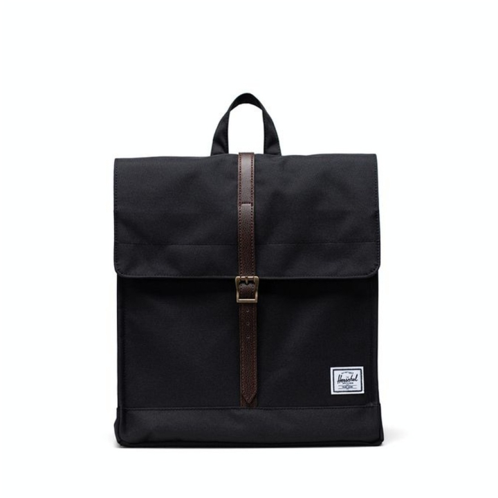Sac à dos City Mid-volume 35,5 x 32,3 x 12,7 cm Noir/Brun - Herschel - Rougier et Plé