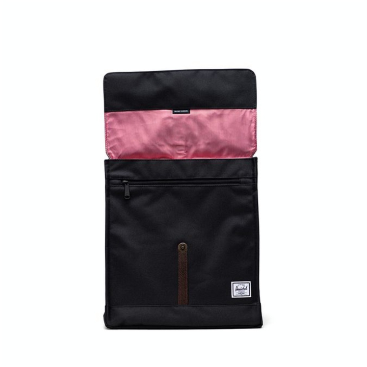 Sac à dos City Mid-volume 35,5 x 32,3 x 12,7 cm Noir/Brun - Herschel - Rougier et Plé