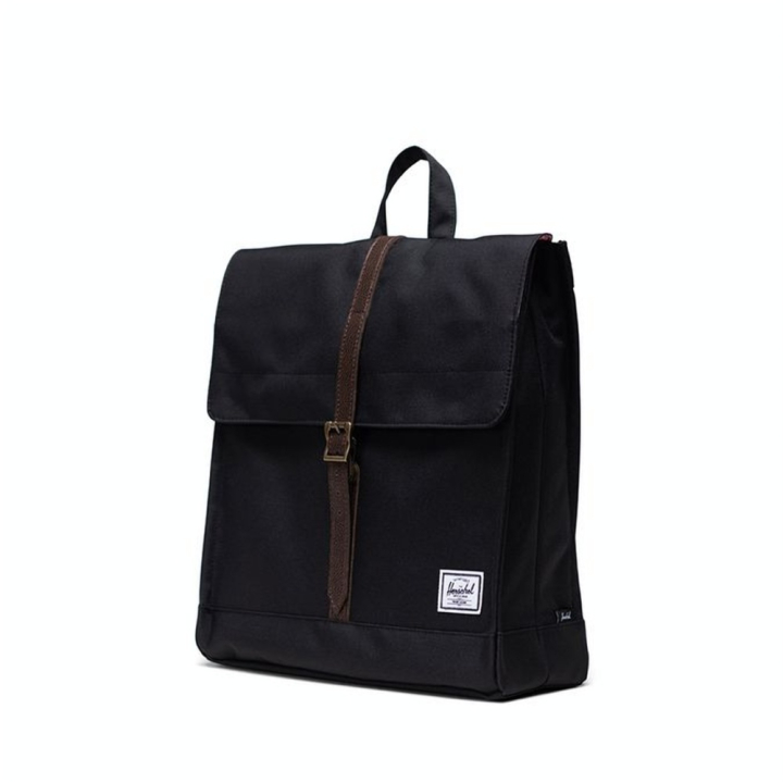 Sac à dos City Mid-volume 35,5 x 32,3 x 12,7 cm Noir/Brun - Herschel - Rougier et Plé
