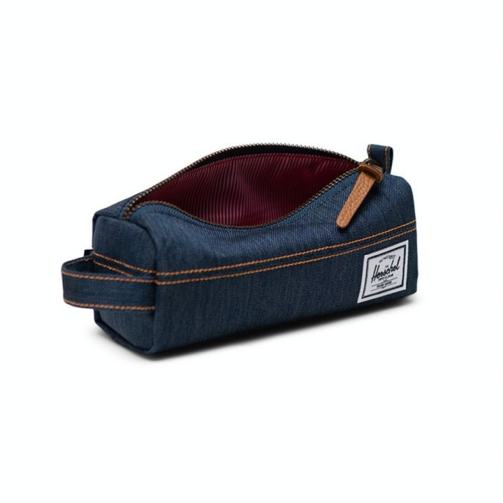 Trousse 8 x 20 x 6 cm Indigo Denim - Herschel - Rougier et Plé