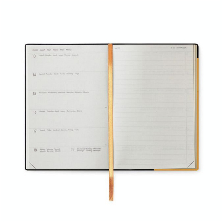 Agenda semainier 2022-2023 18 mois + Notes 12 x 18 cm Mangue - Legami - Rougier et Plé
