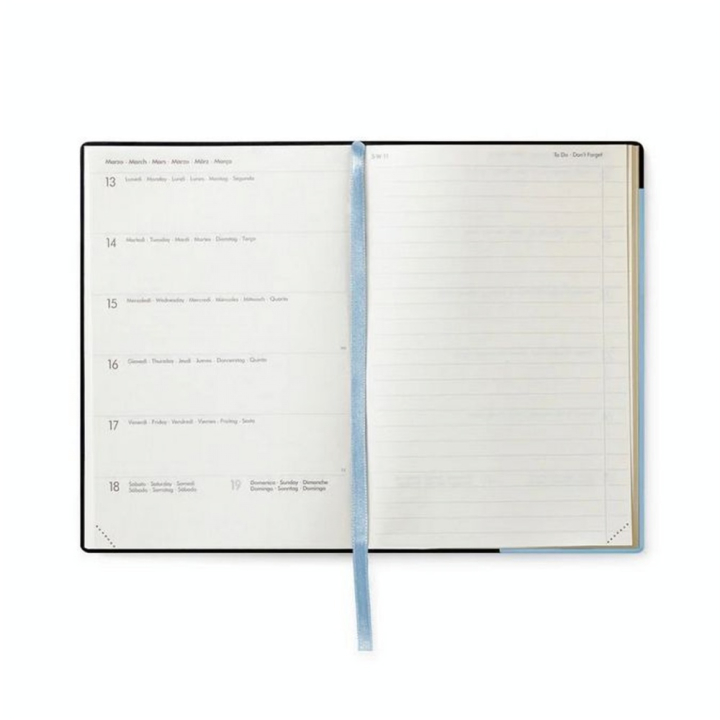 Agenda semainier 2022-2023 18 mois + Notes 12 x 18 cm Bleu ciel - Legami - Rougier et Plé
