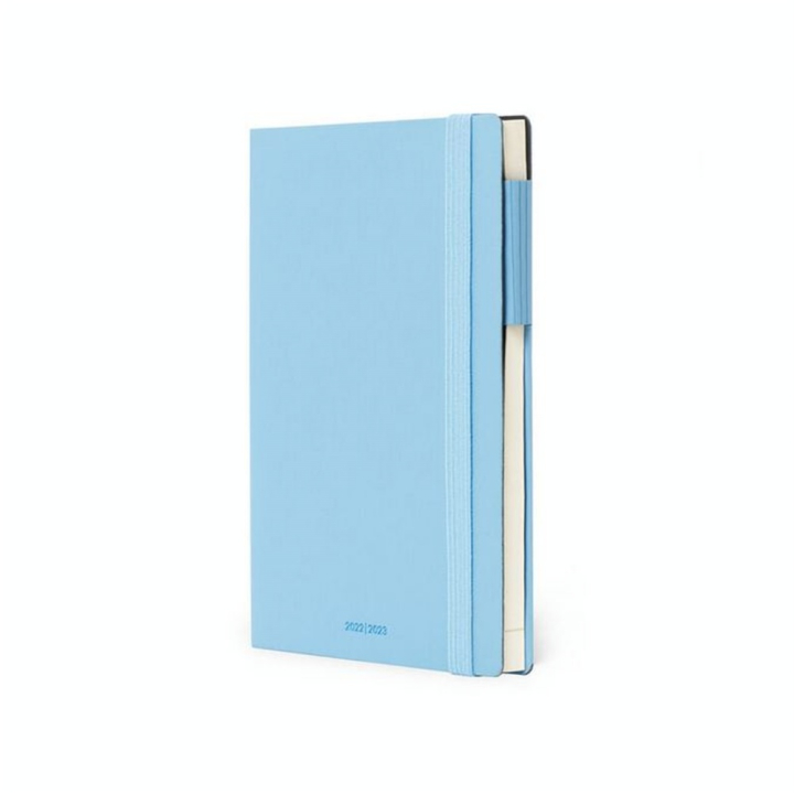 Agenda semainier 2022-2023 18 mois + Notes 12 x 18 cm Bleu ciel - Legami - Rougier et Plé